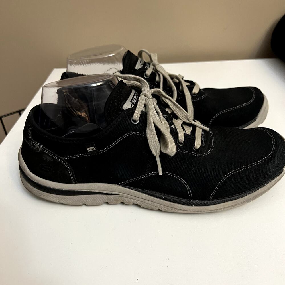 Skechers men's tennis shoes black 9 PCS insole